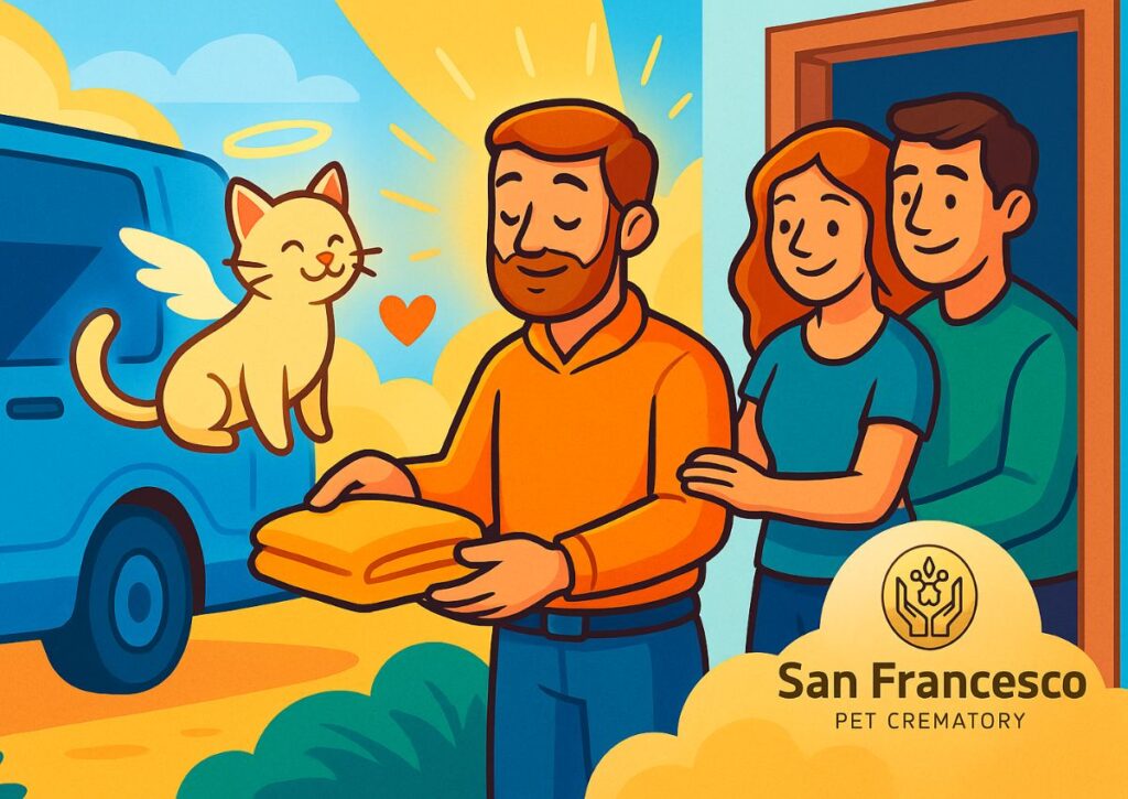 Come avviene il ritiro della salma presso il veterinario o l’abitazione?